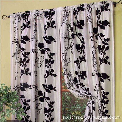 Flocked Polysilk Rod Pocket Panel